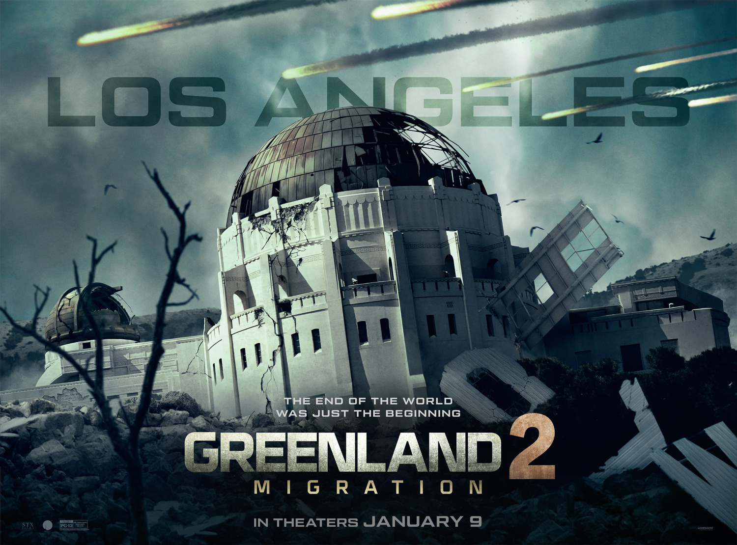 Une affiche pour le film de SF Greenland 2.